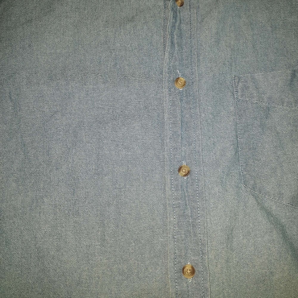 🌞Denim crop shirt - Picture 3 of 6